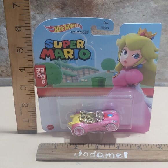 Hot Wheels Super Mario Character Car Princess Peach 2021 - Picture 8 of 9